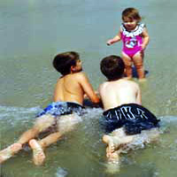 Kids on Beach